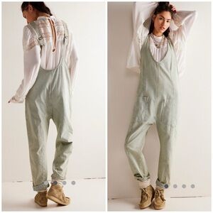FP High Roller Jumpsuit in pillow talk stripe